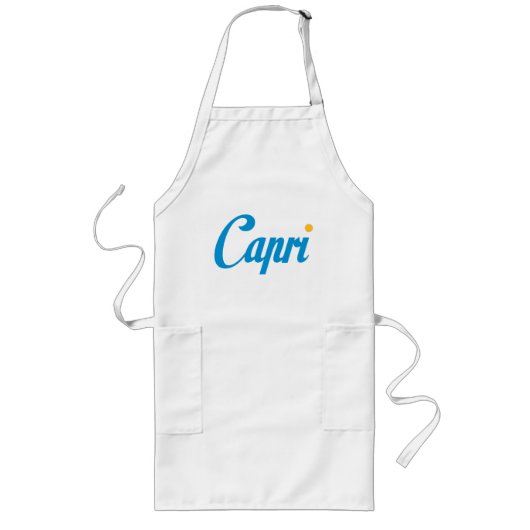 CAPRI Italië Lang Schort (Voorkant)