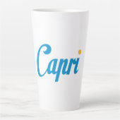 CAPRI Italië Latte Mok (Voorkant)