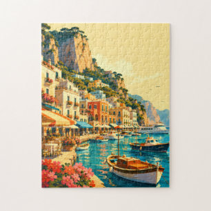 Capri Italië Marina Grande Haven Souvenir Legpuzzel