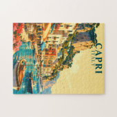 Capri Italië Marina Grande Haven Souvenir Legpuzzel (Horizontaal)