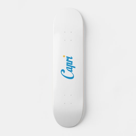 CAPRI Italië Persoonlijk Skateboard (Voorkant)