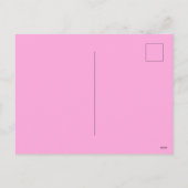 Capri, Italië, Preppy, Roze Feestdagenkaart (Achterkant)