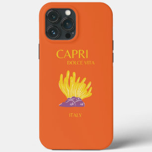Capri, Italië, Reis, Preppy, Oranje Case-Mate iPhone Case