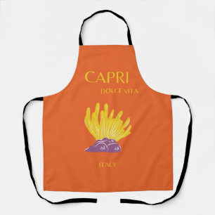 Capri, Italië, Reis, Preppy, Oranje Schort