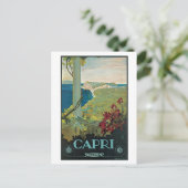  Capri Italië reisbureau Briefkaart (Staand voorkant)