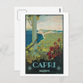  Capri Italië reisbureau Briefkaart (Voorkant / Achterkant)