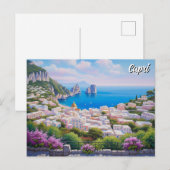 Capri Italië Reizen Briefkaart (Voorkant / Achterkant)