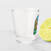 Capri Italië Reizen Kunst Vintage Shot Glas (Links)