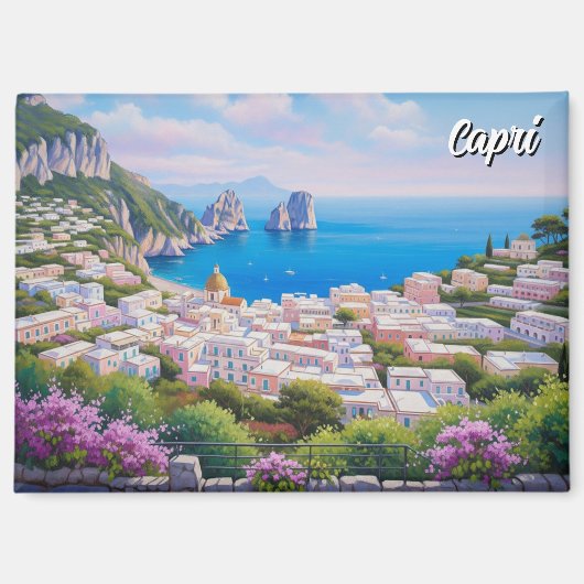 Capri Italië Reizen Magneet (Voorkant)