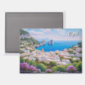 Capri Italië Reizen Magneet (Voorkant / Achterkant)