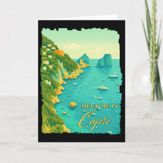 Capri Italië Reizen Trip Ontmoet Me In Capri Aande Kaart