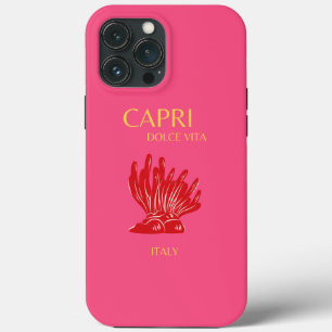 Capri, Italië, roze Case-Mate iPhone Case