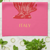 Capri, Italië, roze Theedoek (Gevouwen)