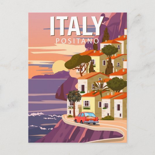  Capri Italië Sorrento Napels positano Briefkaart (Voorkant)