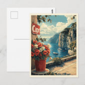 Capri, Italië Vintage Briefkaart (Voorkant / Achterkant)