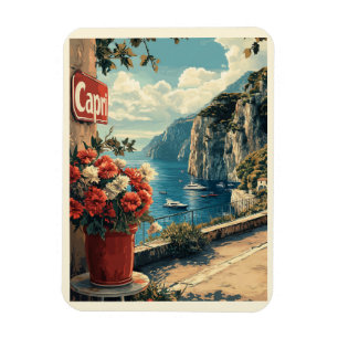 Capri, Italië Vintage Magneet