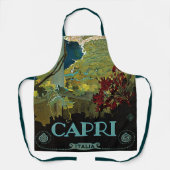 Capri, Italië, Vintage Reisposter Kunst Italia Schort (Voorkant)