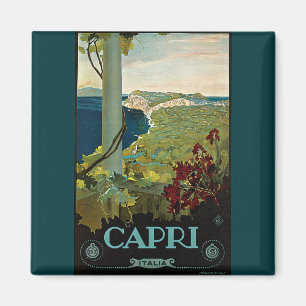 Capri, Italië, Vintage Travel Poster Art Italia Magneet