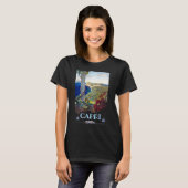 Capri, Italië Vintage Travel Toerisme T-shirt (Voorkant volledig)