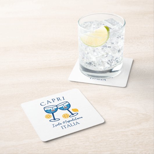 Capri Italië Zomer Kartonnen Onderzetters (Insitu)