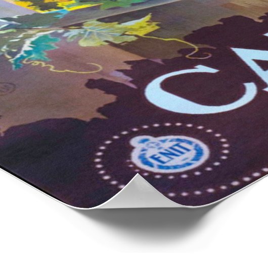 Capri Italy Beauful Uitzicht Poster (Hoek)