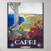 Capri Italy Beauful Uitzicht Poster (Voorkant)