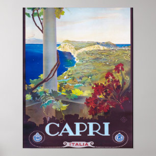 Capri Italy Beauful Uitzicht Poster