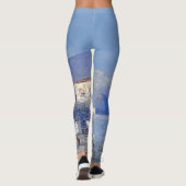 Capri Italy Flowers Ocean All Over Print Leggings (Achterkant)