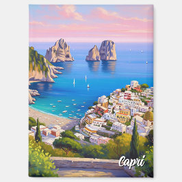 Capri Italy Paiinting Magneet