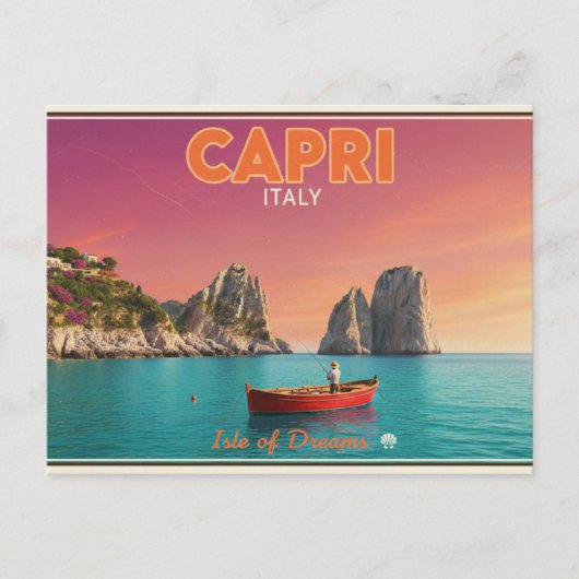 Capri, Italy Postcard Briefkaart (Voorkant)