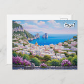Capri Italy Travel Briefkaart (Voorkant / Achterkant)