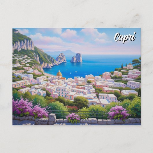 Capri Italy Travel Briefkaart (Voorkant)