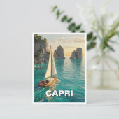 Capri Italy Travel Briefkaart (Staand voorkant)