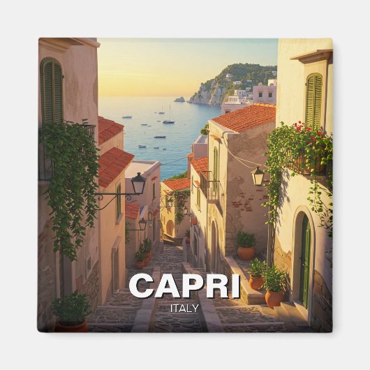Capri Italy Travel Magneet (Voorkant)