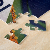 Capri Italy Travel Schilderachtig Illustratie Legpuzzel (Zijkant)