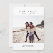 Capri Italy Wedding Save the Date Kaart (Achterkant)