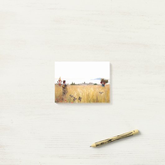 Capri Italy Women Fields Birds Post-it Notes (Op bureau)