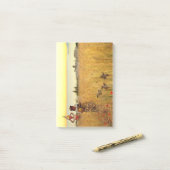 Capri Italy Women Wheat Fields Birds Post-it Notes (Op bureau)