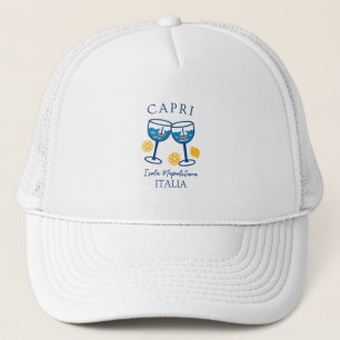 Capri – Kust Zomer Italië Reizen Trucker Pet