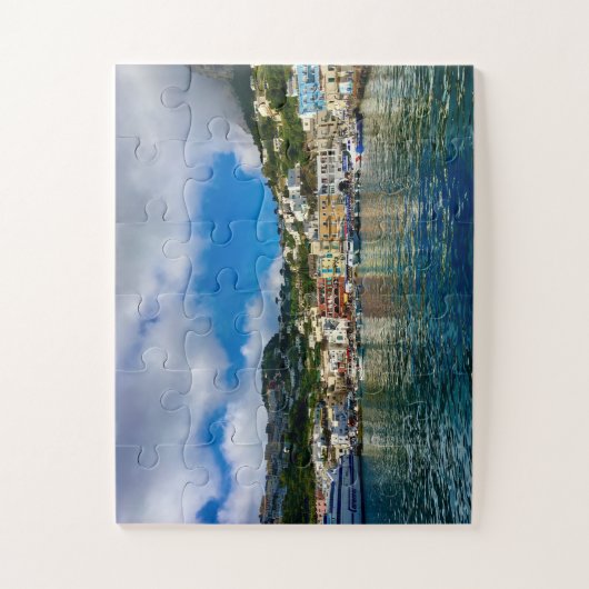 Capri Kustlijn | Welkom op het Eiland van Dromen Legpuzzel (Verticaal)