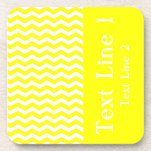 Capri Lemon Wave Chevron aanpasbaar Drankjes Onderzetter