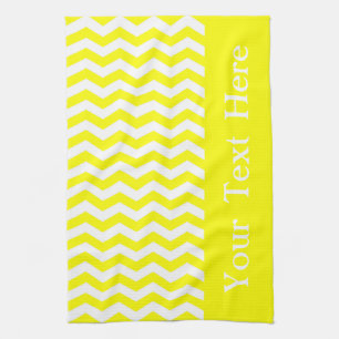 Capri Lemon Wave Chevron aanpasbaar Theedoek