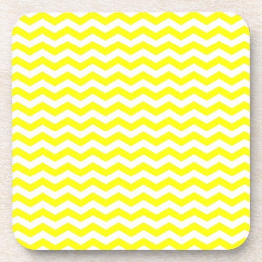 Capri Lemon Wave Chevron Onderzetter (Voorkant)