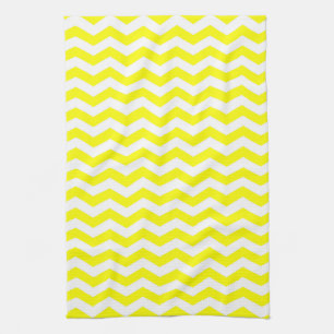Capri Lemon Wave Chevron Theedoek