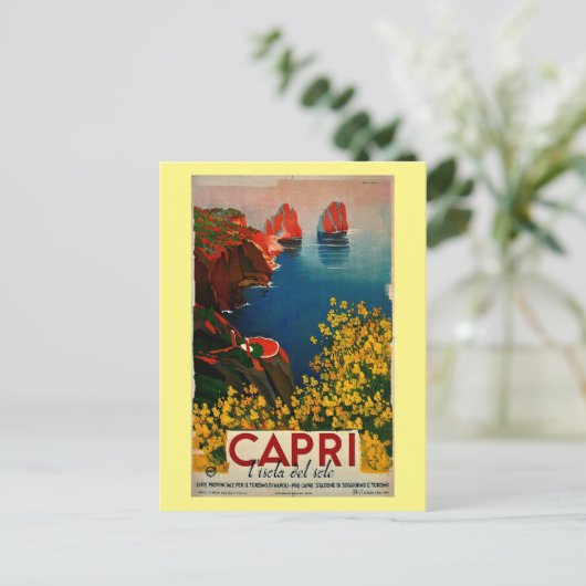  Capri L'Isola del Sole Italië Briefkaart (Staand voorkant)