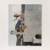 Capri Meisje op een dak van John Singer Sargent Legpuzzel (Verticaal)