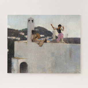 Capri Meisje op een dak van John Singer Sargent Legpuzzel