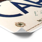 CAPRI NAPLES ITALIË Travel Poster  Art Deco (Hoek)