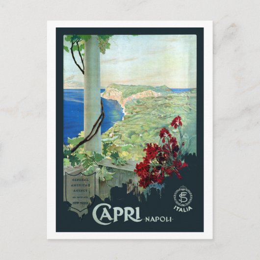 Capri Napoli Italië Briefkaart (Voorkant)