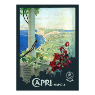  Capri Napoli Italië Reisposter Foto Afdruk